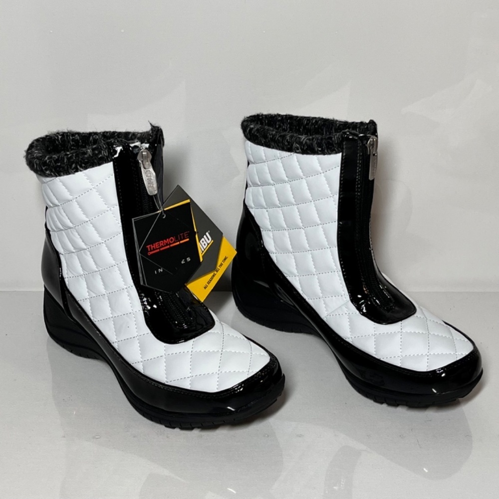 Khombu Megan Waterproof Front-Zip Winter Boots